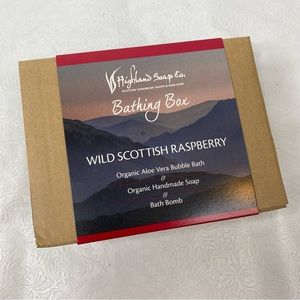 Highland Soap Co Wild Scottish Raspberry gift box